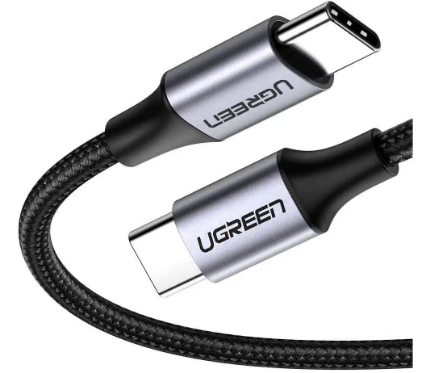 Chargers + Cables UGREEN 50149 fast 3.0A_60W Type_C to Type_C Charging Data 0.5M Cable